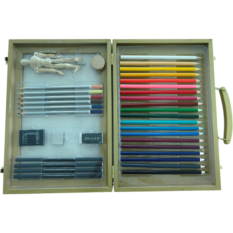 35件套木盒艺术套装