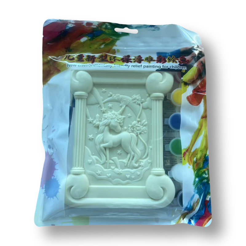 儿童新型环保浮雕彩绘画