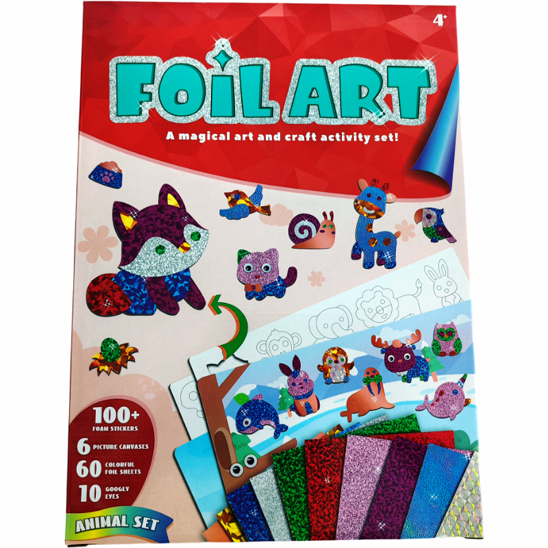 镭射场景贴纸套装-动物