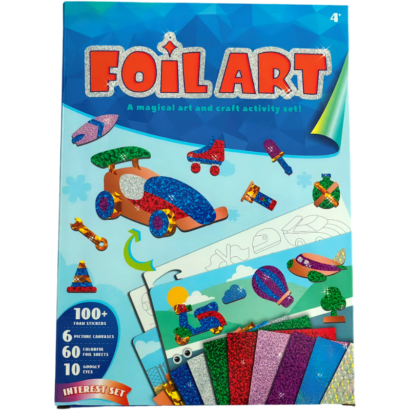 镭射场景贴纸套装-有趣