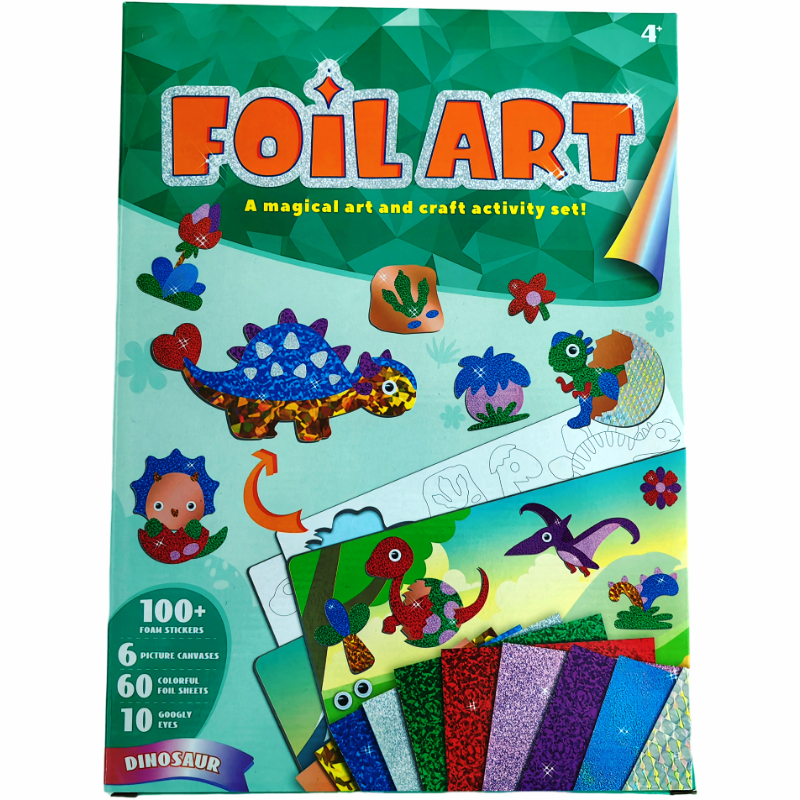 镭射场景贴纸套装-恐龙